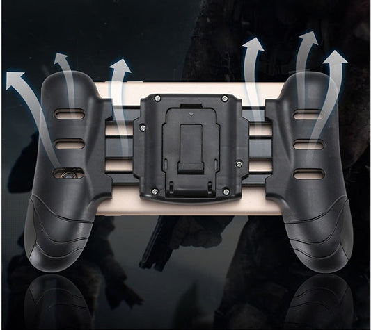 JMT-371210 Portable Mobile Game Handle Stand for Smartphones - 178mm x 138mm x 40mm, Durable ABS + PC Material, Includes Big Chicken Walking Artifact