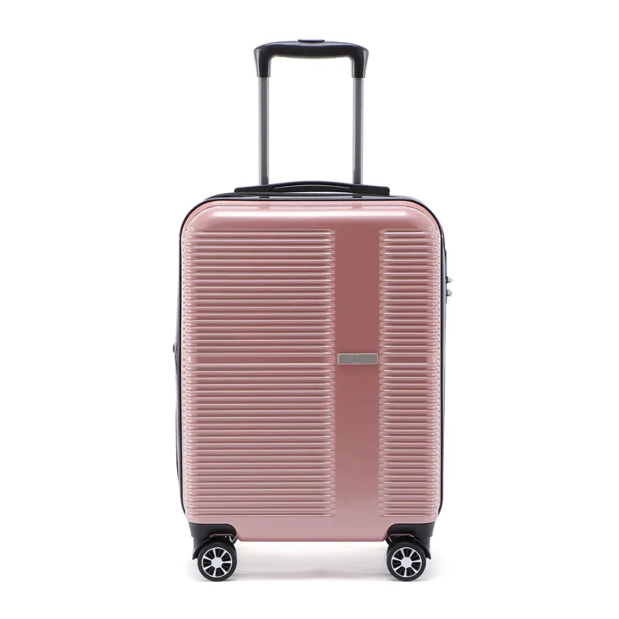 JMT-371466 Custom Pink ABS Hard Shell Suitcase Set for Travel