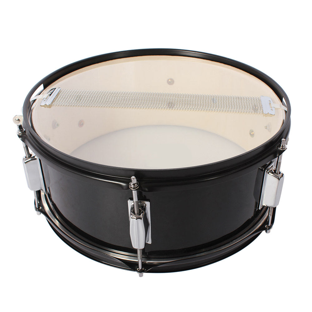 JMT-371786 14x5.5 Inch Professional Black Snare Drum for Musicians