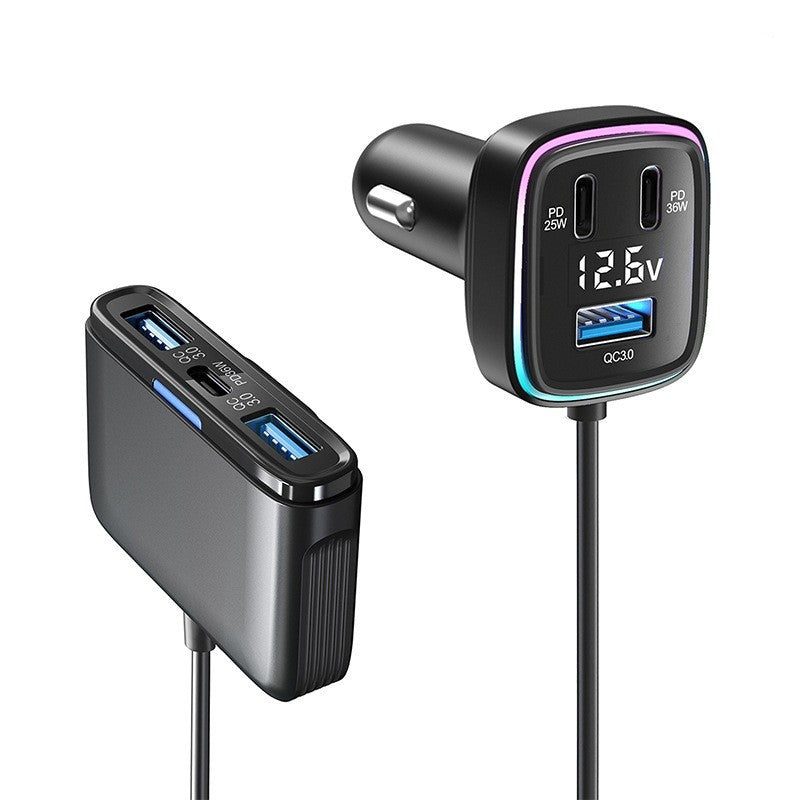 JMT-372234 Fast-Charging Car Charger - 115W Output, Compact Design, Input 12-24V