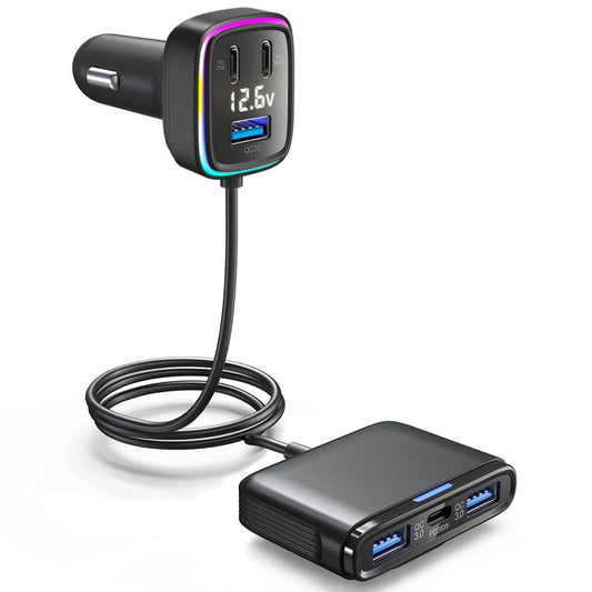 JMT-372234 Fast-Charging Car Charger - 115W Output, Compact Design, Input 12-24V
