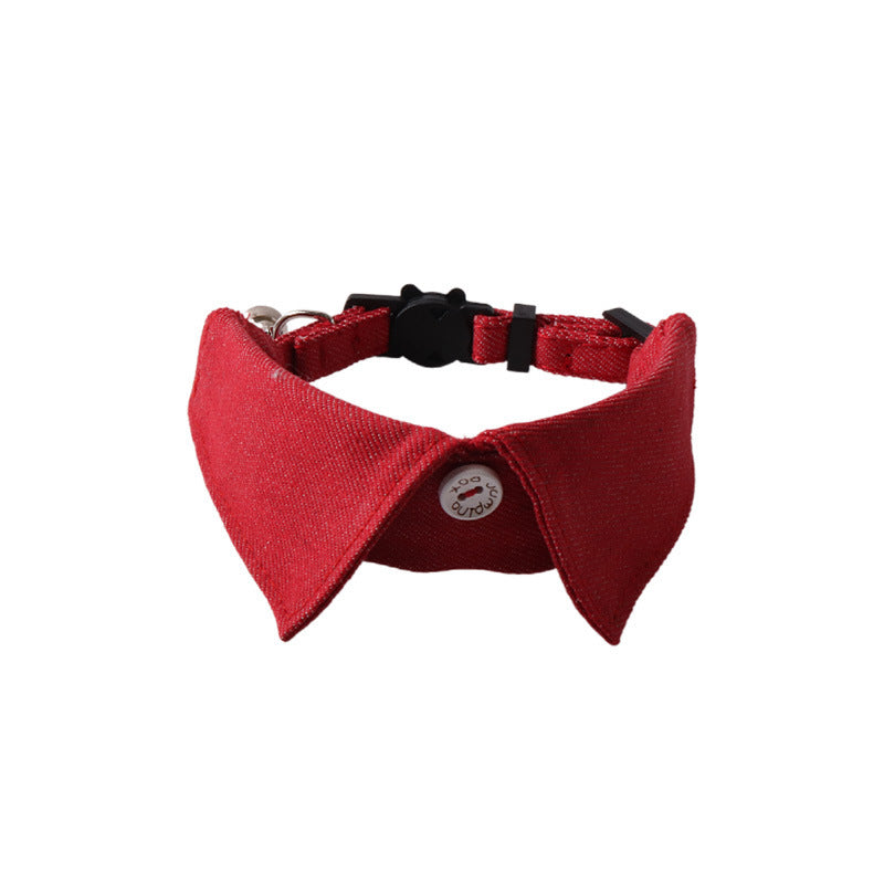 JMT-372362 Denim Cat Collar in Various Colors and Stripes