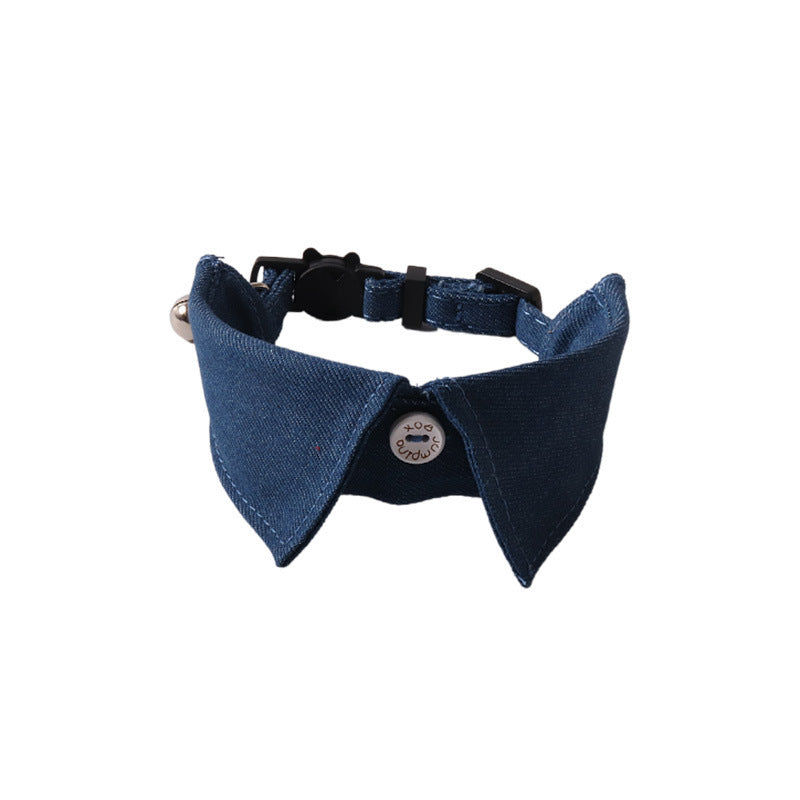 JMT-372362 Denim Cat Collar in Various Colors and Stripes