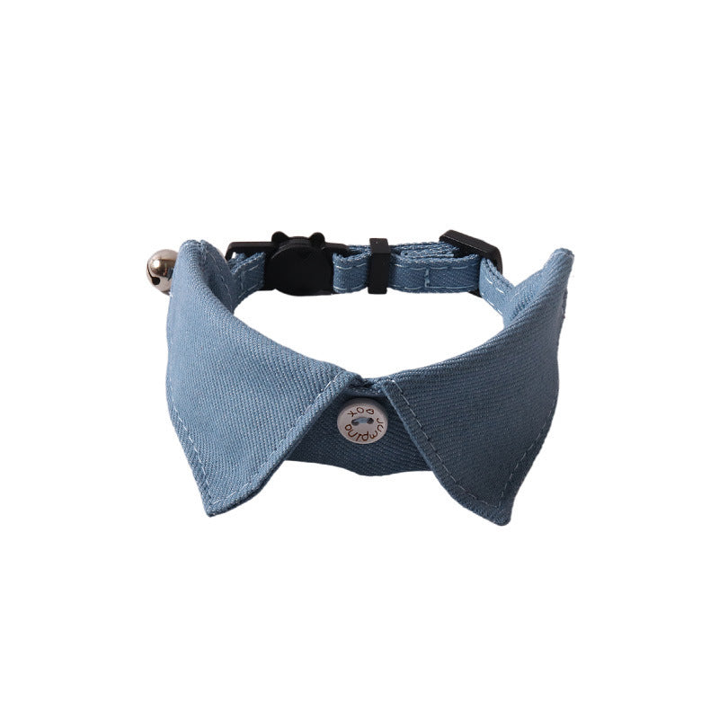 JMT-372362 Denim Cat Collar in Various Colors and Stripes