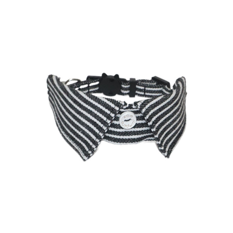 JMT-372362 Denim Cat Collar in Various Colors and Stripes