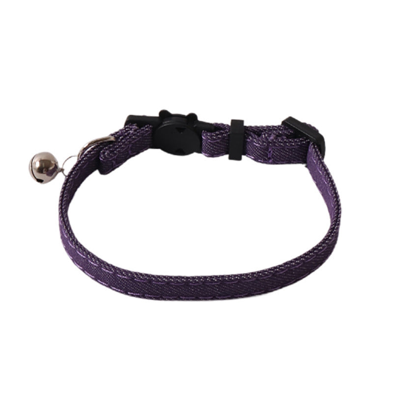 JMT-372362 Denim Cat Collar in Various Colors and Stripes