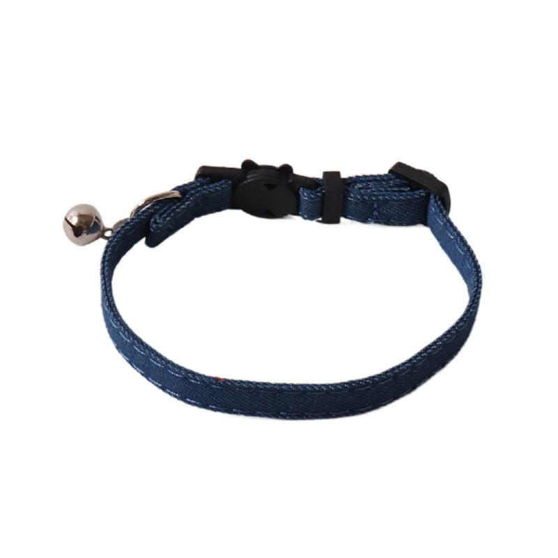 JMT-372362 Denim Cat Collar in Various Colors and Stripes