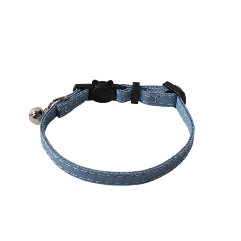 JMT-372362 Denim Cat Collar in Various Colors and Stripes