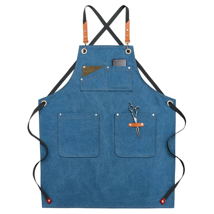 JMT-372938 Denim Apron for Coffee, Tea, and Baking with Customizable Logo Options