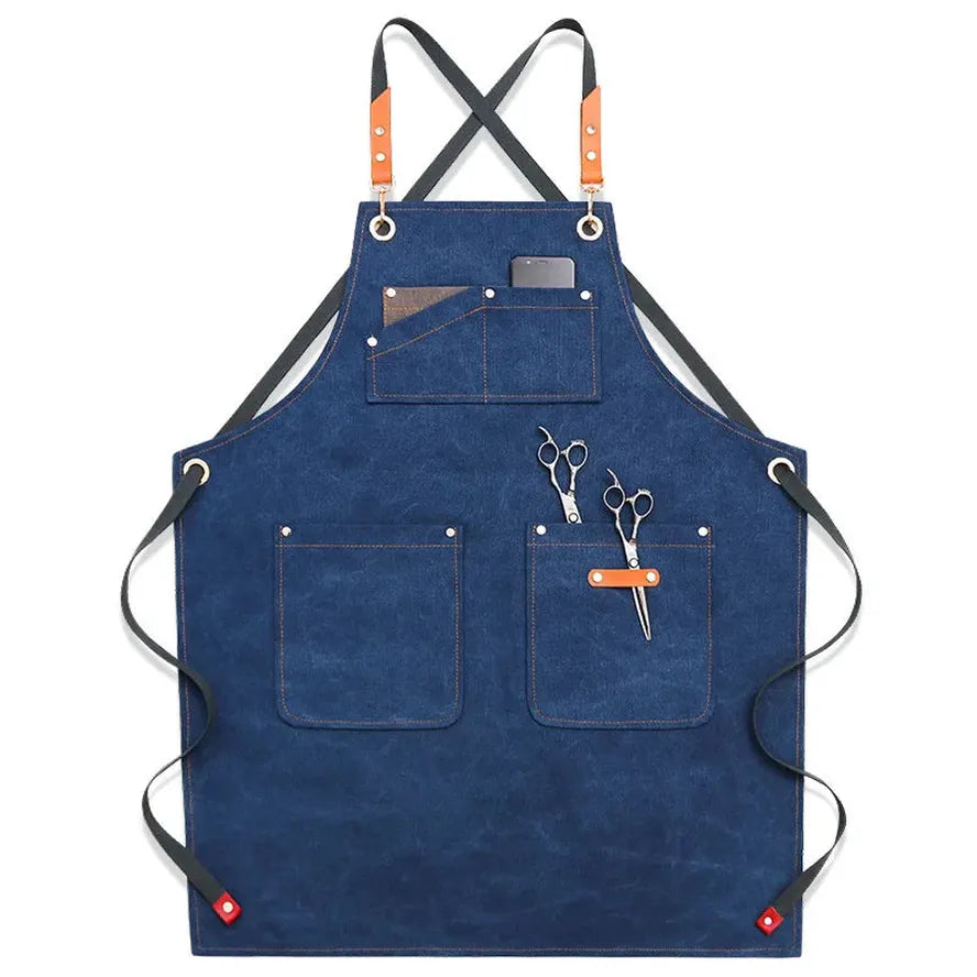 JMT-372938 Denim Apron for Coffee, Tea, and Baking with Customizable Logo Options
