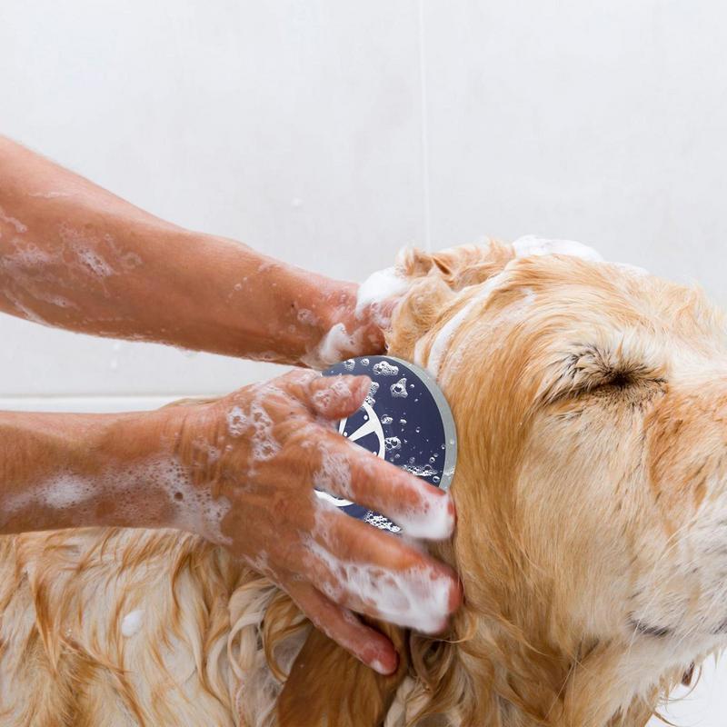 JMT-373130 3-in-1 Dog Shampoo Brush with Massage Points for Effective Bathing and Grooming