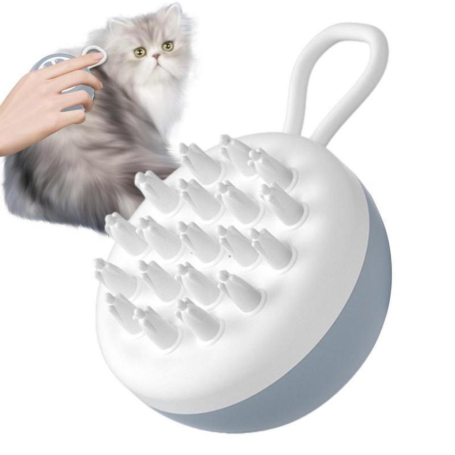 JMT-373130 3-in-1 Dog Shampoo Brush with Massage Points for Effective Bathing and Grooming