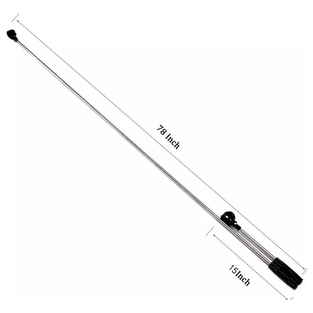 JMT-373898 Stainless Steel Golf 8 Section Antenna Pole with Ball Picker Attachment