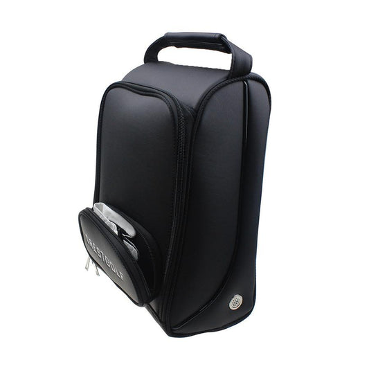 JMT-375050 Men's PU Golf Shoe Bag - Dust-Proof Zippered Organizer for Travel and Outdoor Use