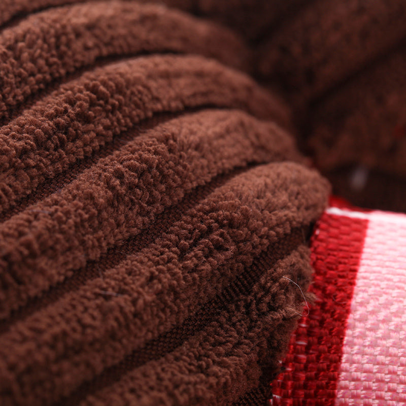 JMT-375178 Interactive Plush Christmas Pet Toy – Bite-Resistant Molar Sounding Toys for Dogs, Features Gingerbread Man and Reindeer Designs, 14 Inches