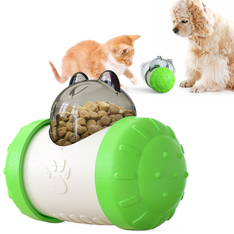 JMT-375498 Interactive Food-Leaking Cat Swing Toy - 14.6cm ABS Design for Dogs and Cats - Available in Multiple Colors