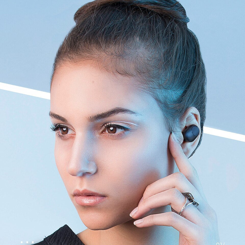 JMT-376010 Wireless Mini Bluetooth Headset with 30 Hours Playtime and Charging Case, Model T19
