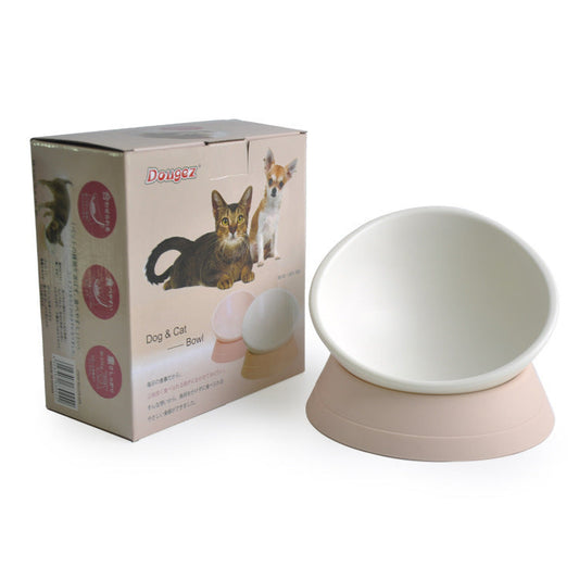 JMT-376522 Tilt-Resistant Non-Slip Pet Bowl with Flat Face Design for Convenient Feeding