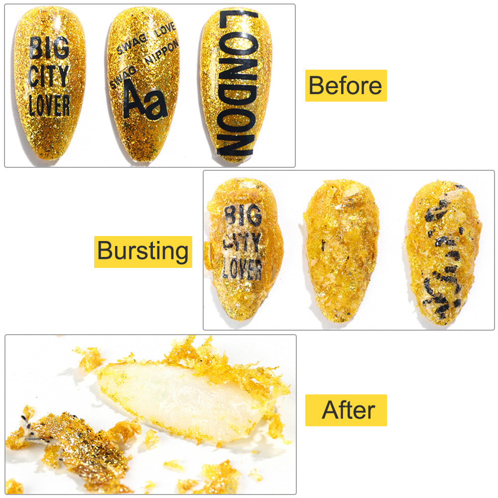 JMT-376650 Burst Glue Nail Remover - 15ml Clear Formula for Effortless Polish Removal