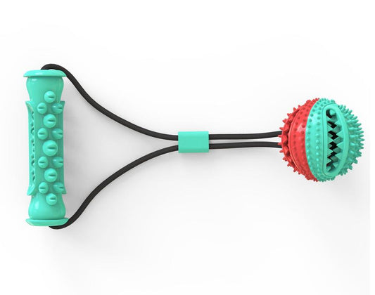 JMT-376650 Pet Toy Training Ball with Pull Rope - 8.5cm Diameter and 12cm Molar Stick