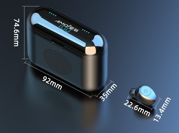 JMT-376842 Bluetooth Wireless Headset with CVC 8.0 Noise Reduction and 10m Range