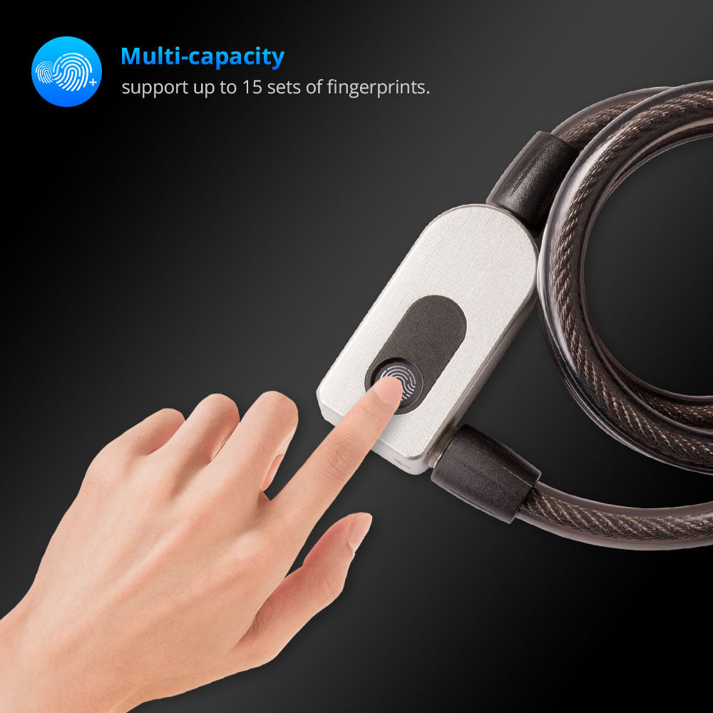 JMT-377418 Smart Bicycle Lock with Keyless Entry and Alarm System