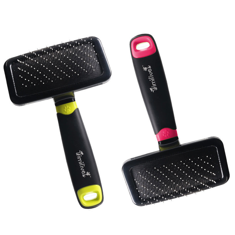 JMT-377738 Grooming Comb for Cats and Dogs - ABS Material, Available in Green and Red