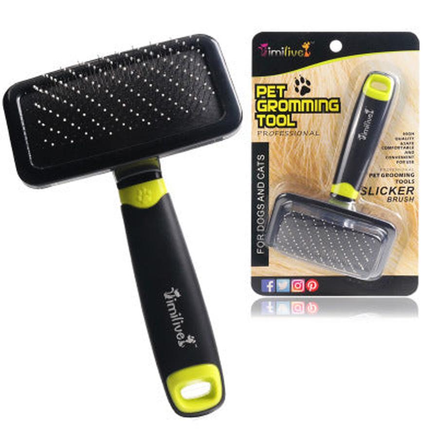 JMT-377738 Grooming Comb for Cats and Dogs - ABS Material, Available in Green and Red