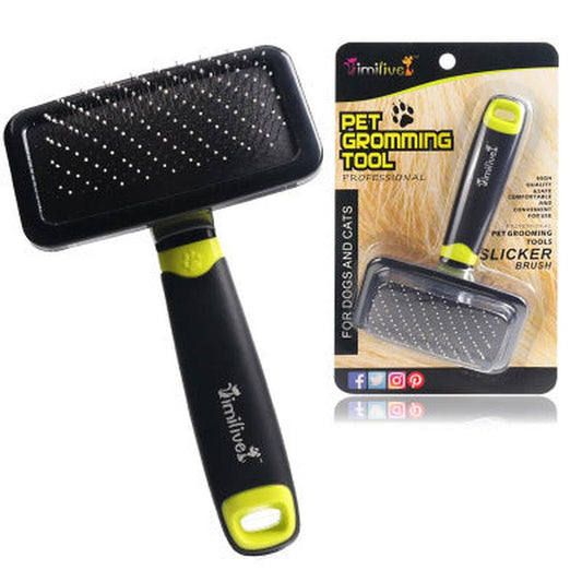 JMT-377738 Grooming Comb for Cats and Dogs - ABS Material, Available in Green and Red