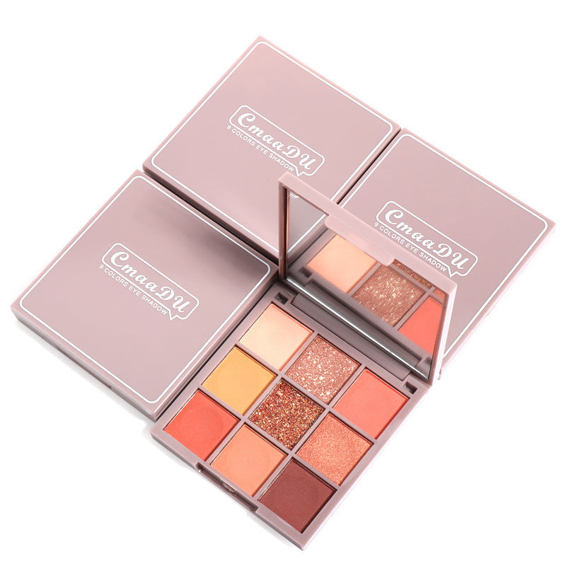 JMT-377930 9-Color Eyeshadow Palette for Full Coverage and Feature Enhancement, 9g