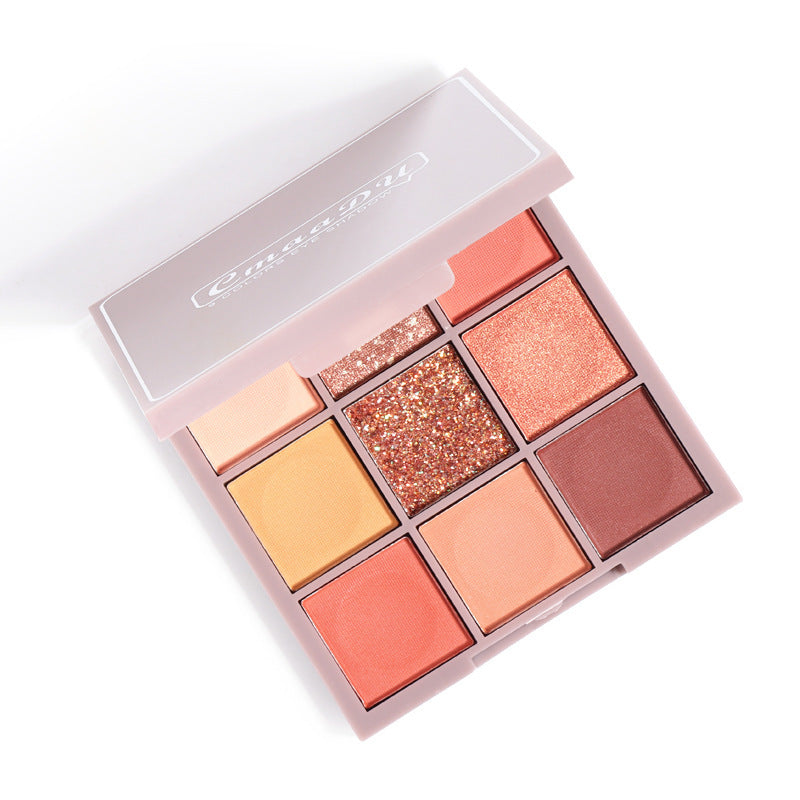 JMT-377930 9-Color Eyeshadow Palette for Full Coverage and Feature Enhancement, 9g