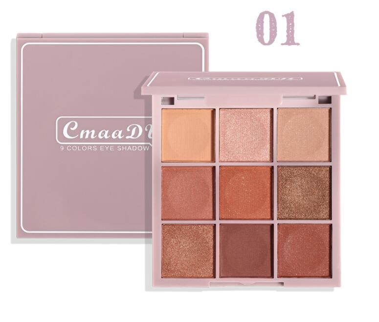 JMT-377930 9-Color Eyeshadow Palette for Full Coverage and Feature Enhancement, 9g