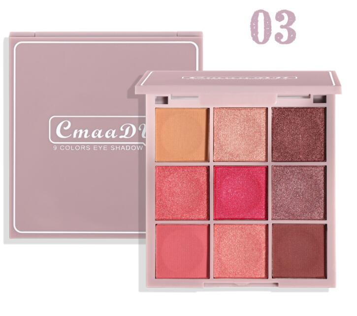 JMT-377930 9-Color Eyeshadow Palette for Full Coverage and Feature Enhancement, 9g