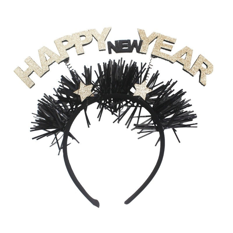 JMT-378186 New Year's Celebration Headband with Happy New Year Design