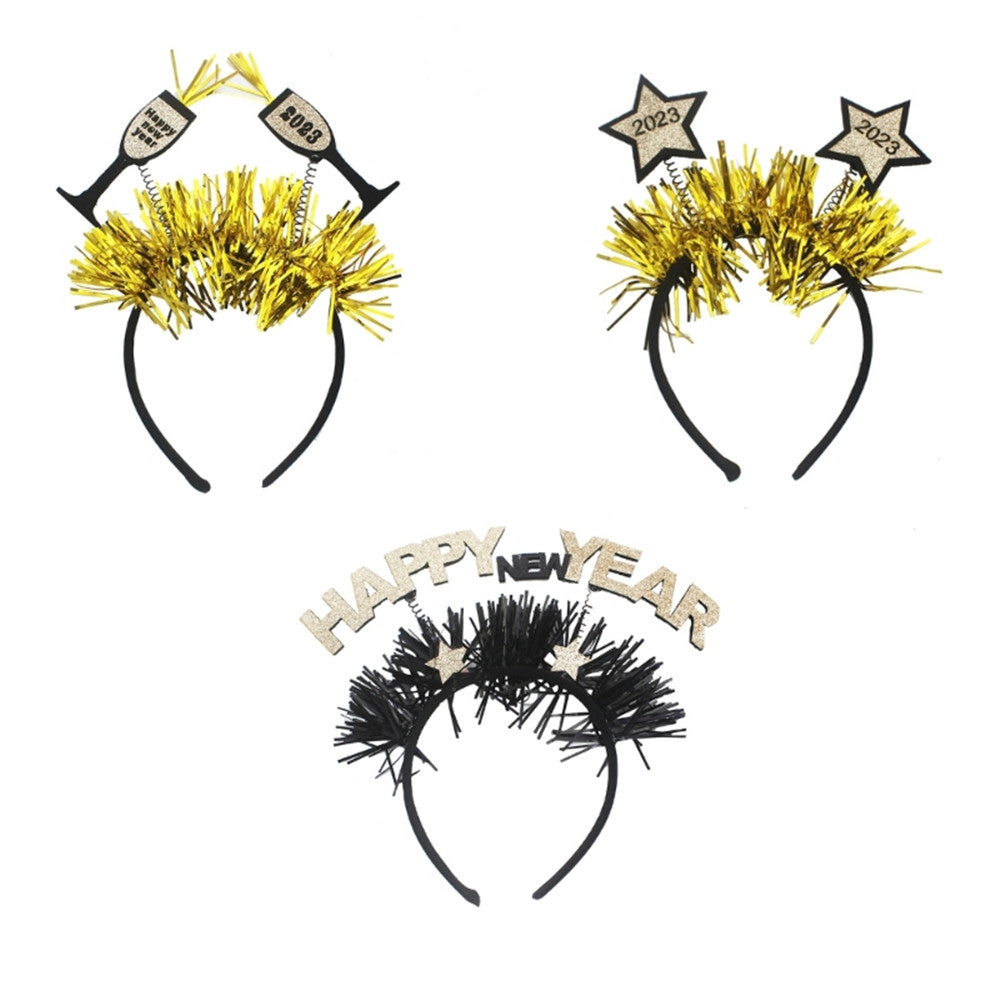 JMT-378186 New Year's Celebration Headband with Happy New Year Design
