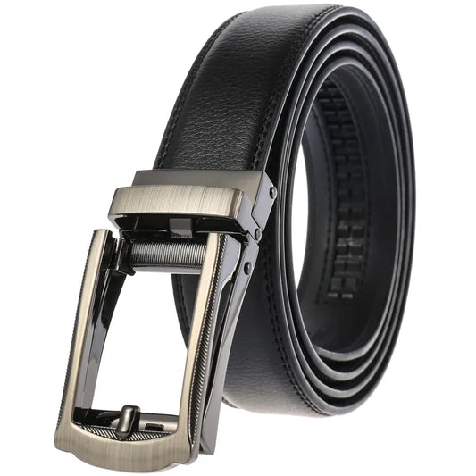 JMT-378250 Adjustable Automatic Buckle Men's Belt - Model LY33-2211-1
