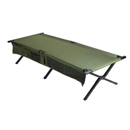 JMT-378378 Portable Lightweight Heavy Duty Foldable Metal Frame Camping Cot for Adults