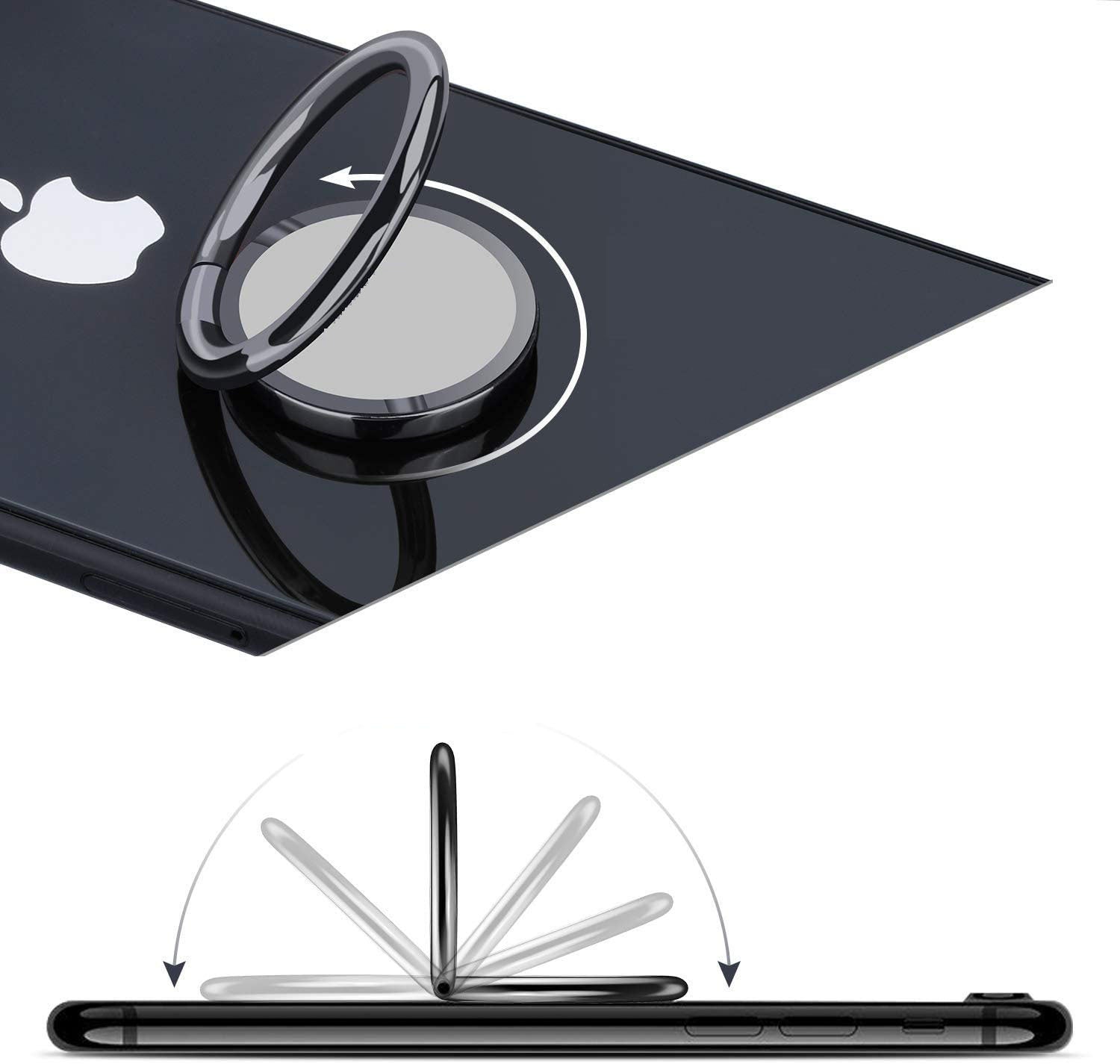 JMT-378506 Zinc Alloy Mobile Phone Ring Holder Stand for All Smartphones and Tablets