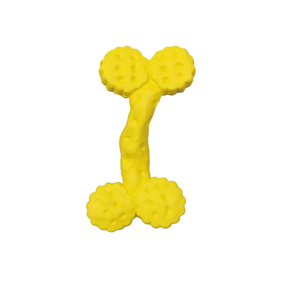 JMT-378634 Durable Bite-Resistant Dog Toy in Various Fun Shapes and Colors, Made of Non-Toxic Rubber