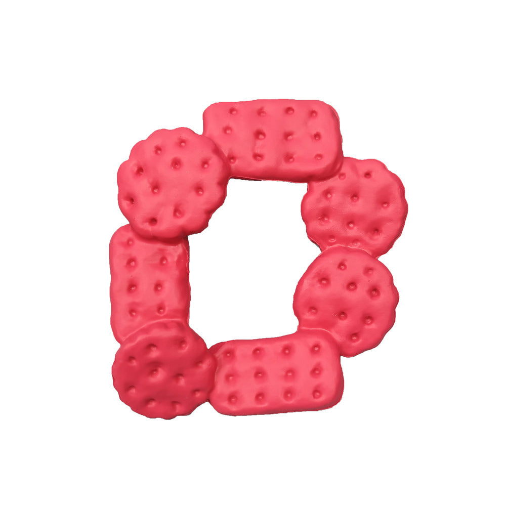 JMT-378634 Durable Bite-Resistant Dog Toy in Various Fun Shapes and Colors, Made of Non-Toxic Rubber