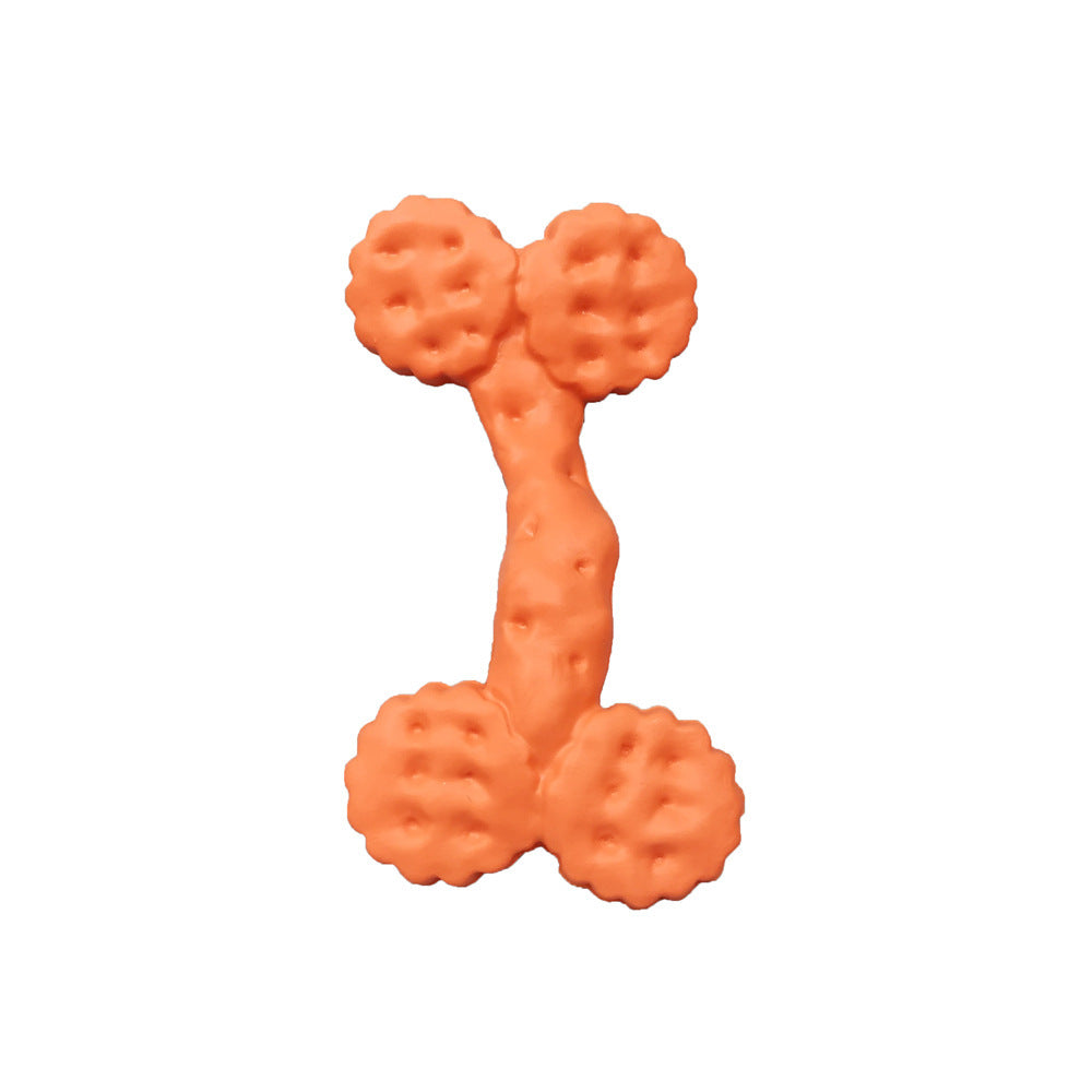 JMT-378634 Durable Bite-Resistant Dog Toy in Various Fun Shapes and Colors, Made of Non-Toxic Rubber