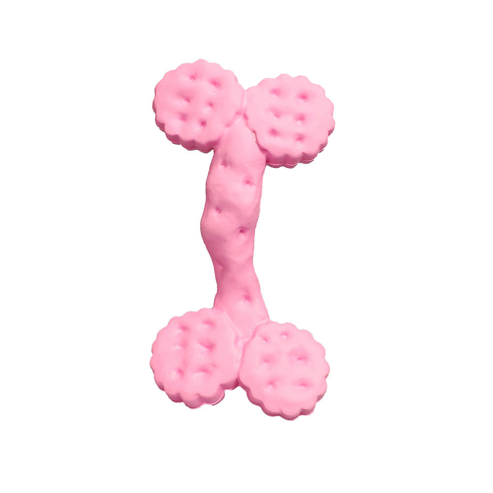 JMT-378634 Durable Bite-Resistant Dog Toy in Various Fun Shapes and Colors, Made of Non-Toxic Rubber