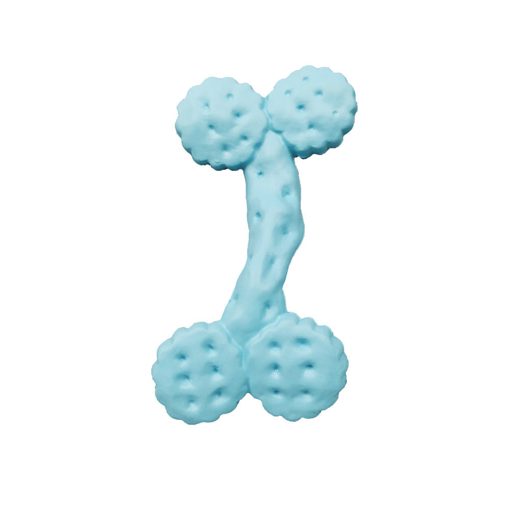 JMT-378634 Durable Bite-Resistant Dog Toy in Various Fun Shapes and Colors, Made of Non-Toxic Rubber