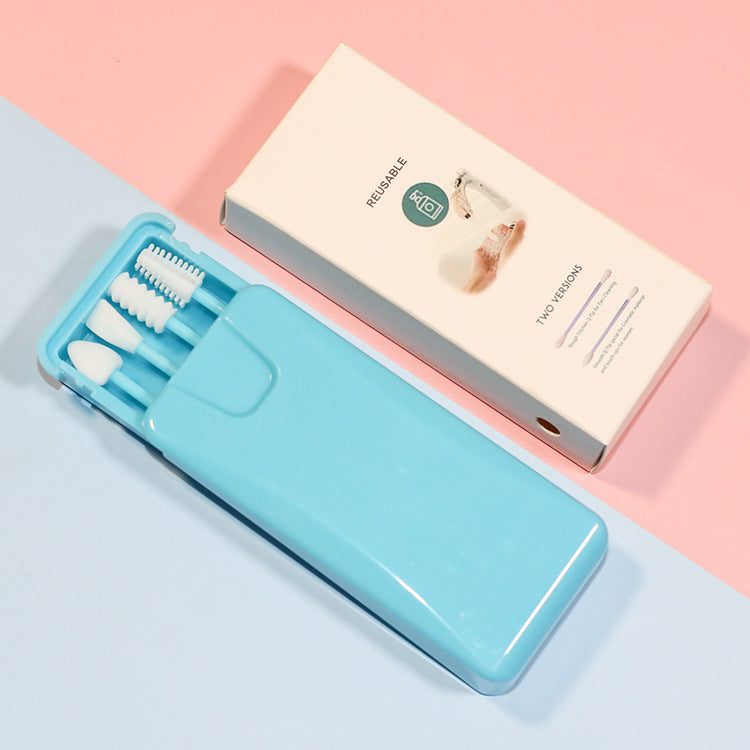 JMT-378634 Reusable Silicone Swabs - 2nd Generation, Various Colors Available, Eco-Friendly and Convenient
