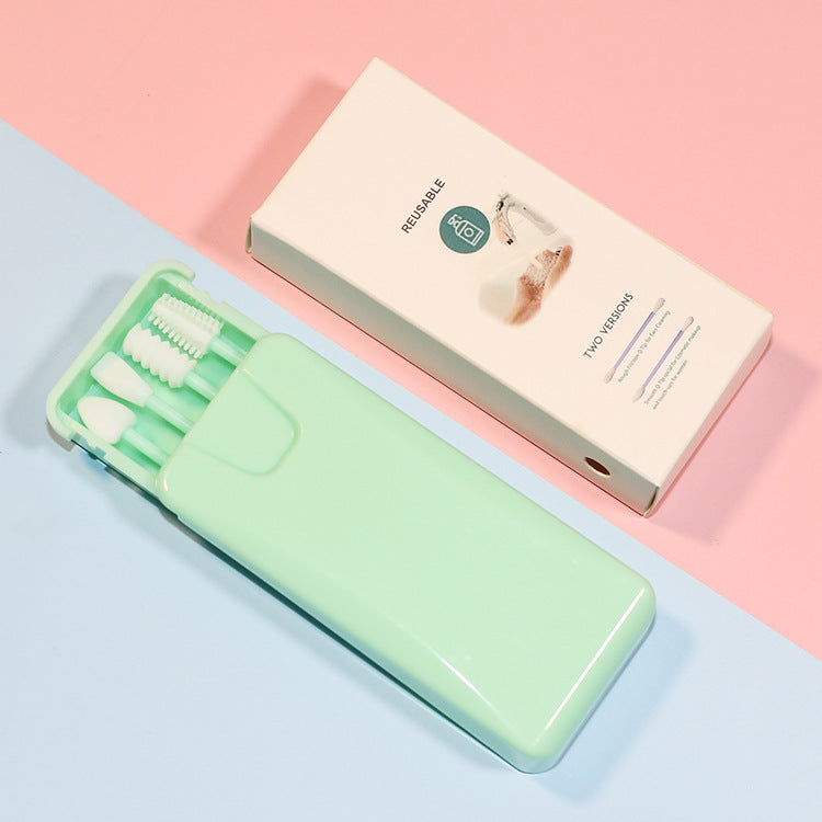 JMT-378634 Reusable Silicone Swabs - 2nd Generation, Various Colors Available, Eco-Friendly and Convenient