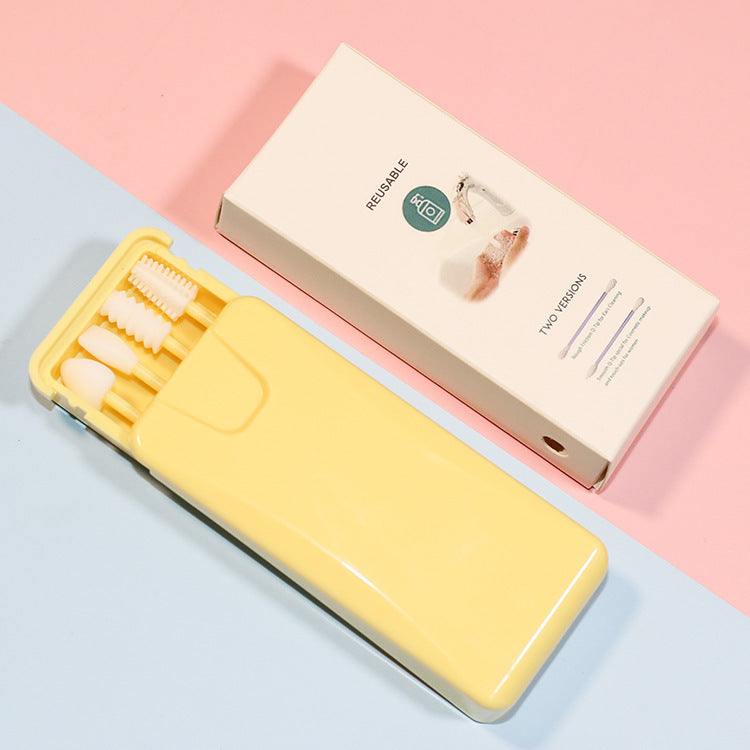 JMT-378634 Reusable Silicone Swabs - 2nd Generation, Various Colors Available, Eco-Friendly and Convenient