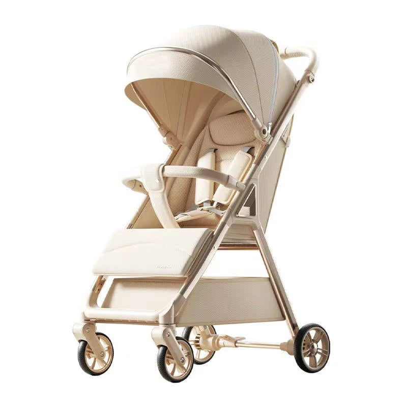JMT-379082 Durable Aluminium Baby Stroller with Anti-Tip Design and One-Click Fold Feature