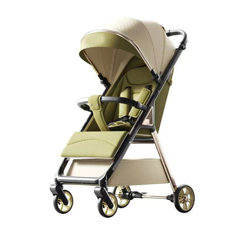 JMT-379082 Durable Aluminium Baby Stroller with Anti-Tip Design and One-Click Fold Feature
