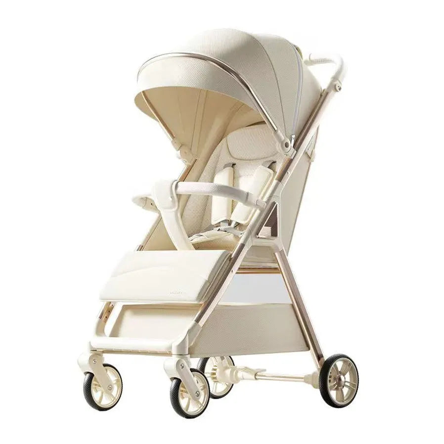 JMT-379082 Durable Aluminium Baby Stroller with Anti-Tip Design and One-Click Fold Feature