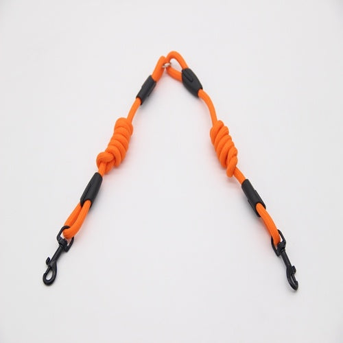 JMT-379146 Double Traction Rope for Dog Walking Training - 1.8m Length, Durable Nylon Material